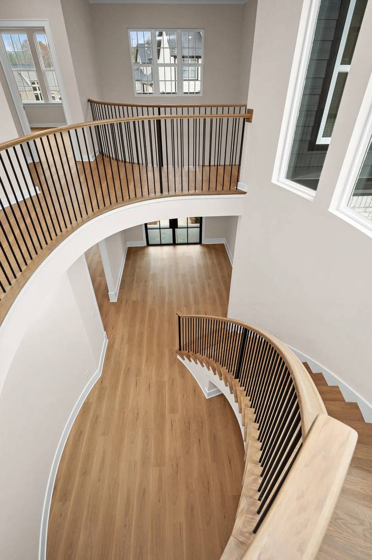 Modern foyer staircase